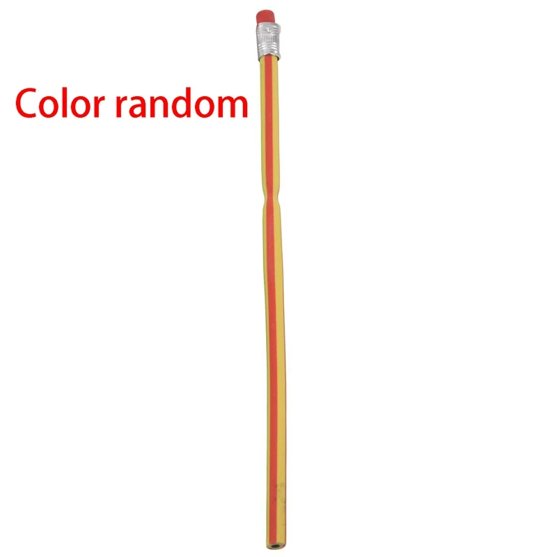 12 Pcs Flexible Bendable Soft Pencil with Eraser & 6x netic Chalk Holder Dustless Double Spring Pen | Канцтовары для офиса и