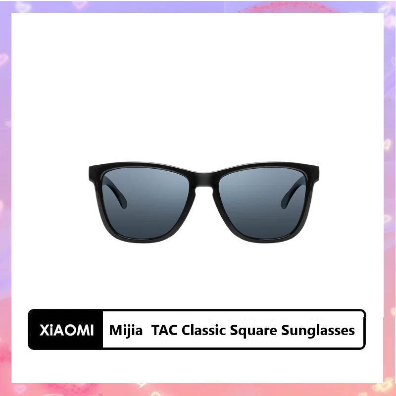 

Классические квадратные солнцезащитные очки Xiaomi Mijia TAC для мужчин и женщин, поляризованные линзы, цельный дизайн, спортивные солнцезащитные...