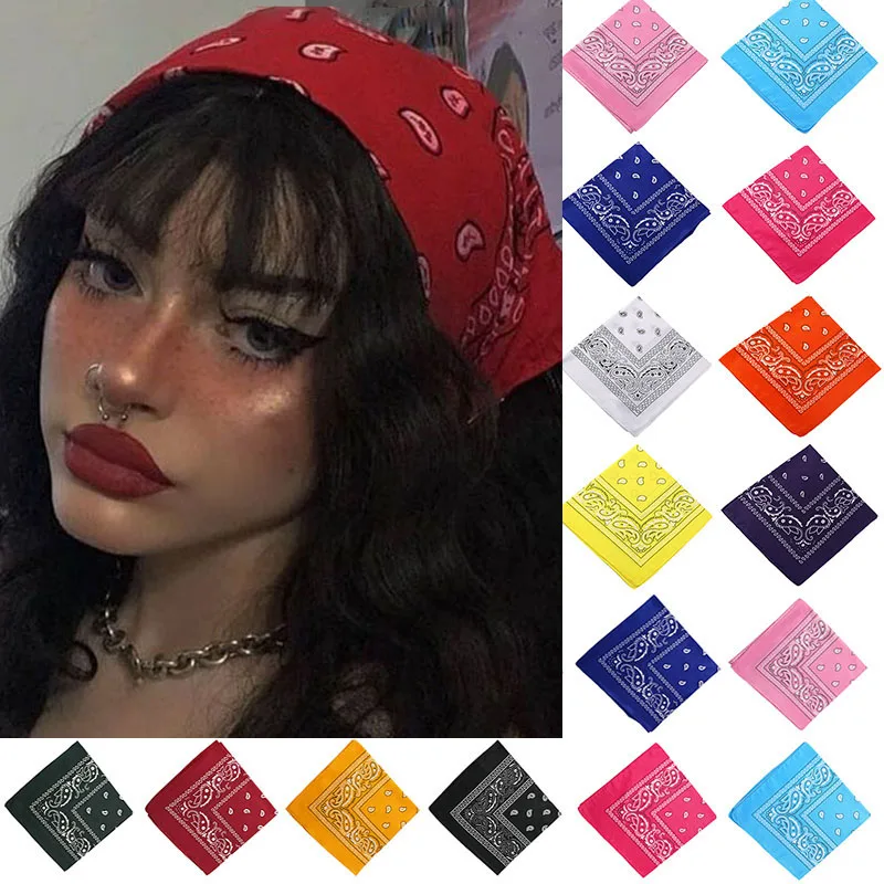 

Vintage Bohemian Bandana Hair Bands for Girls Women Kids Fashion Headband Scarf Turban Headwear Wraps Hair Accessories Headwear