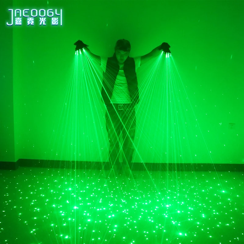 

High quality laser gloves night DJ fluorescent performance modeling props suitable for party music festival stage laser show