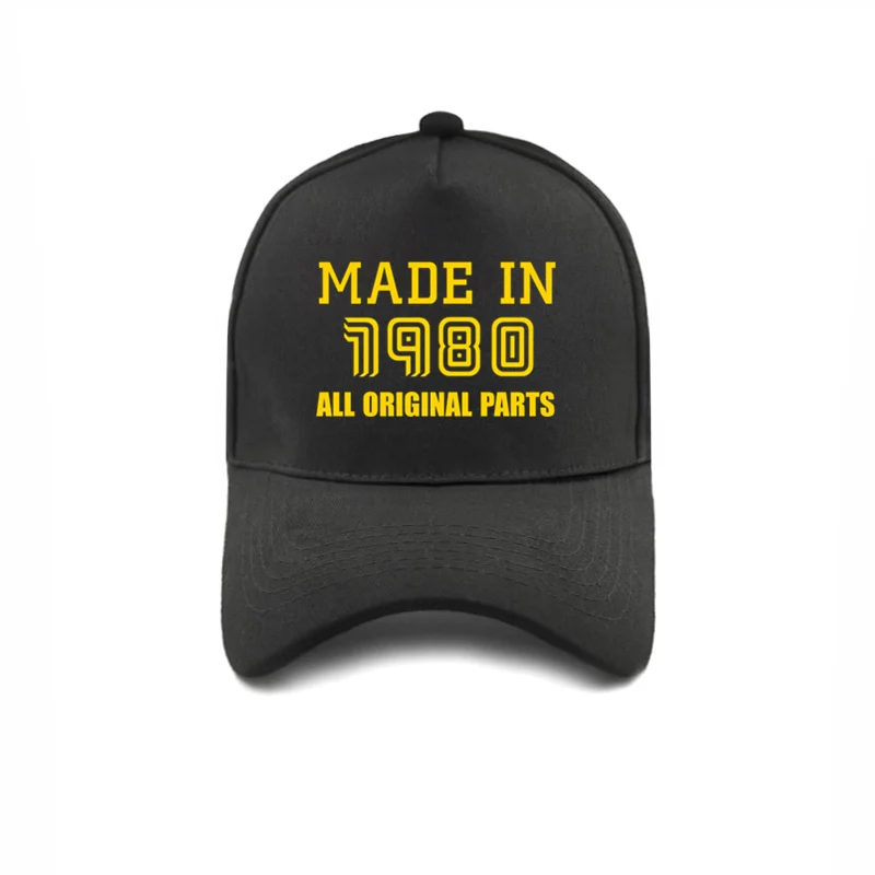 Сделано в 1980 году кепка подарок на день рождения бейсболка Мужская крутая