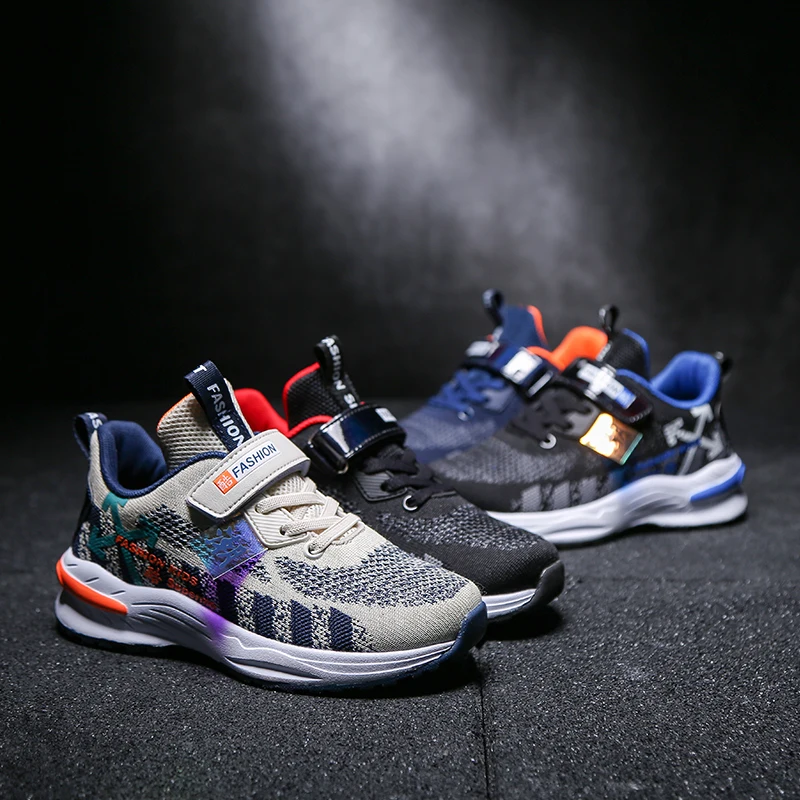 Детская обувь для мальчиков повседневные кроссовки детей кожаные спортивные