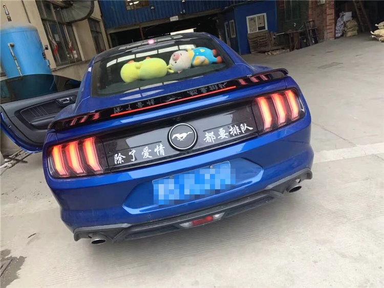 Спойлер для Mustang 2015-2018 Ford GT светодиодный спойлер из АБС-пластика заднего крыла