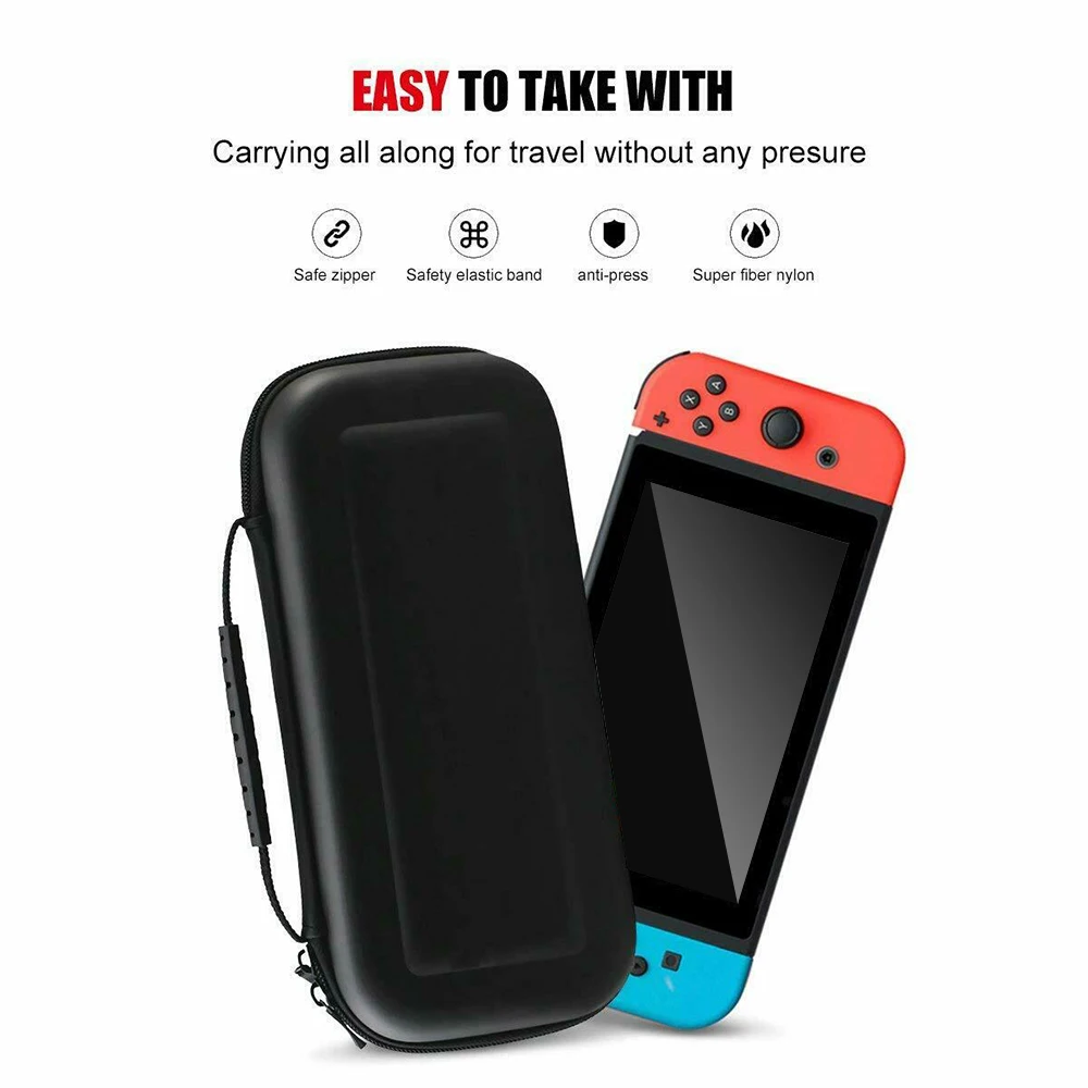 Портативный защитный чехол для Nintendo Switch защитная сумка геймпада жесткая