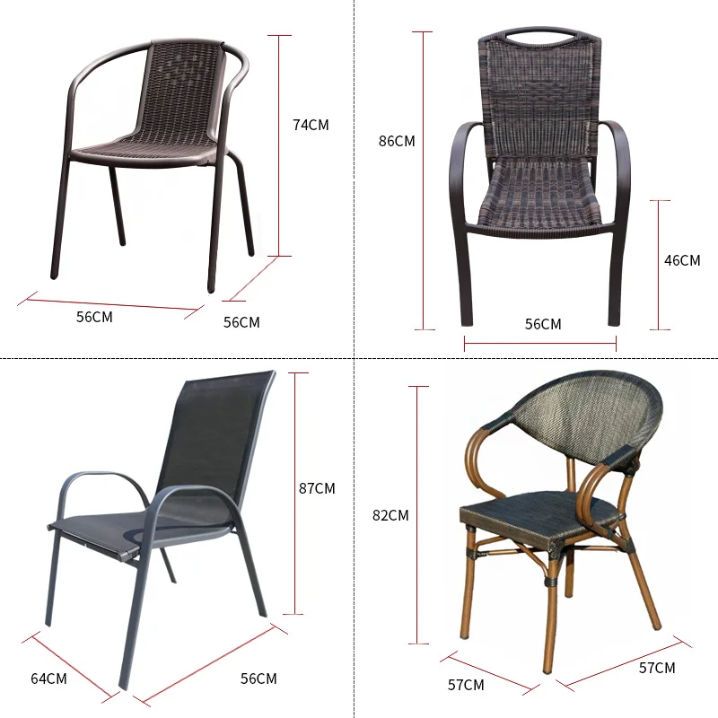 Стул для дома и улицы садовый стул отдыха кованый железный чайный магазин