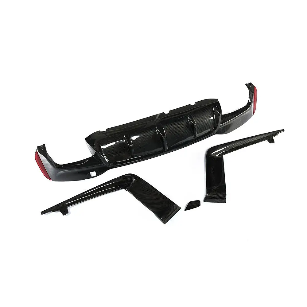 3 шт. задний бампер из углеродного волокна диффузор для губ спойлер BMW 5 серии F90 M5