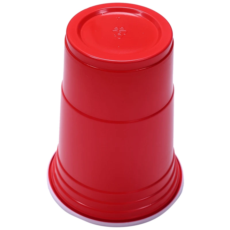 

100Pcs / Set of 450Ml Red Disposable Plastic Cup Party Cup Bar Restaurant Supplies Houseware Household Goods High Quality