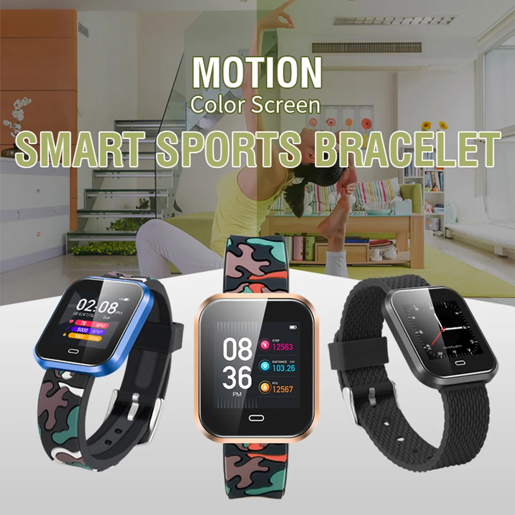 

CD16 Smart Watch Distance IP67 Waterproof Fitness Blood Pressure Oxygen Heart Rate Sports Smartwatch