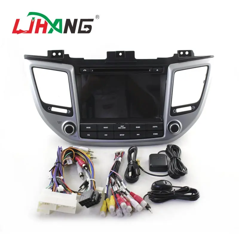 LJHANG 8 дюймов Android 10 автомобильный DVD мультимедийный плеер для HYUNDAI TUCSON ix35 2016 2017 GPS Navi