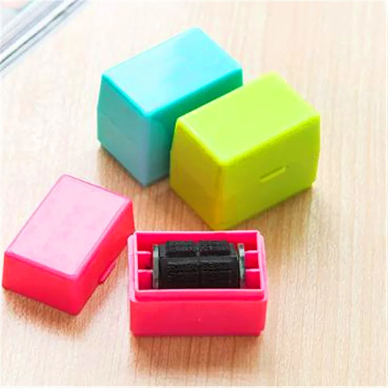 Roller Type Garbled Secret ID Theft Protection Stamp Express Single Privacy Smear Cover Word Stick Chapter Sealing Prtection | Канцтовары