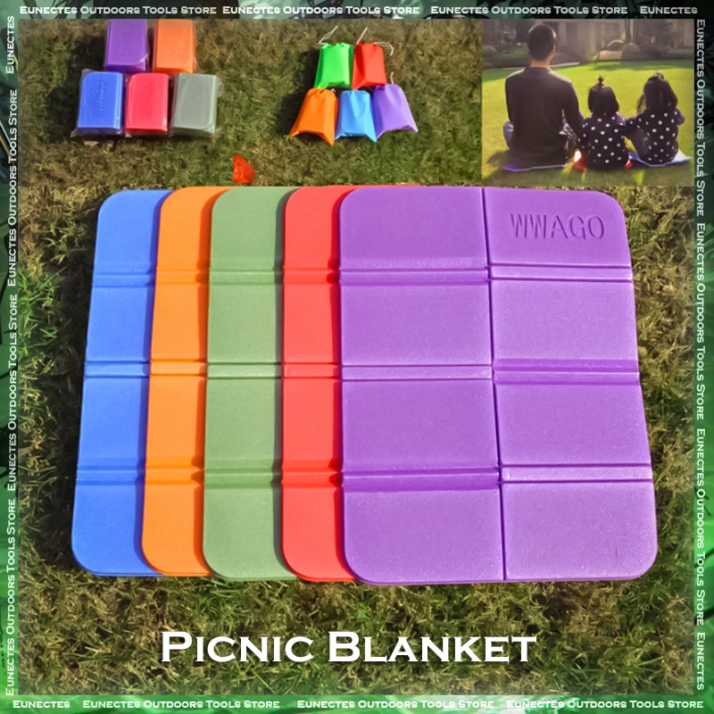 

Large Picnic Blanket Family Waterproof Camping Rug Folding Travel Beach Mat Cushion Picnic Mat Beach Pad Outdoor