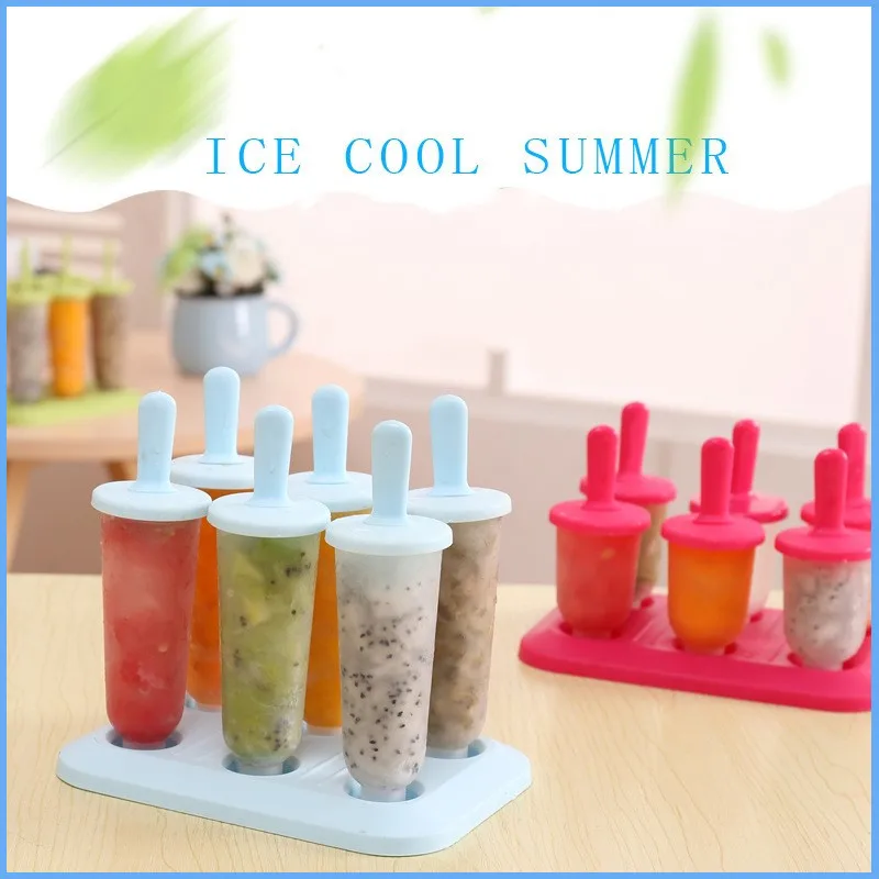 Новые DIY формы для мороженого, желе, форма для мороженого, инструменты для мороженого, форма для мороженого с палочками для мороженого и поддоном, формы для льда