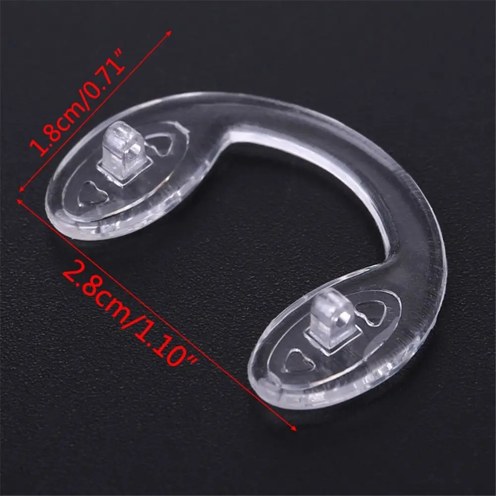 5 шт./компл. силиконовые носоупоры для очков мягкие прозрачные противоскользящие