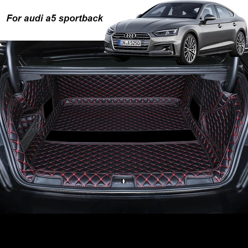 

Leather Car Trunk Mats For audi a5 sportback 2010 2011 2012 2013 2014 Anti-Dirty Protector Tray Cargo Liner Accessories Styling