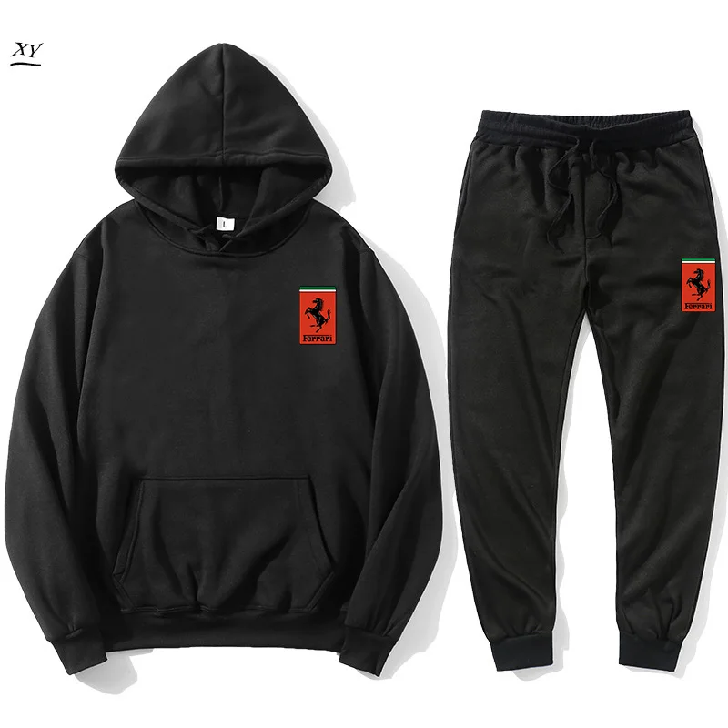 

Popular print sports suit men's cartoon Hoodie fashion street Hoodie long sleeve casual suit