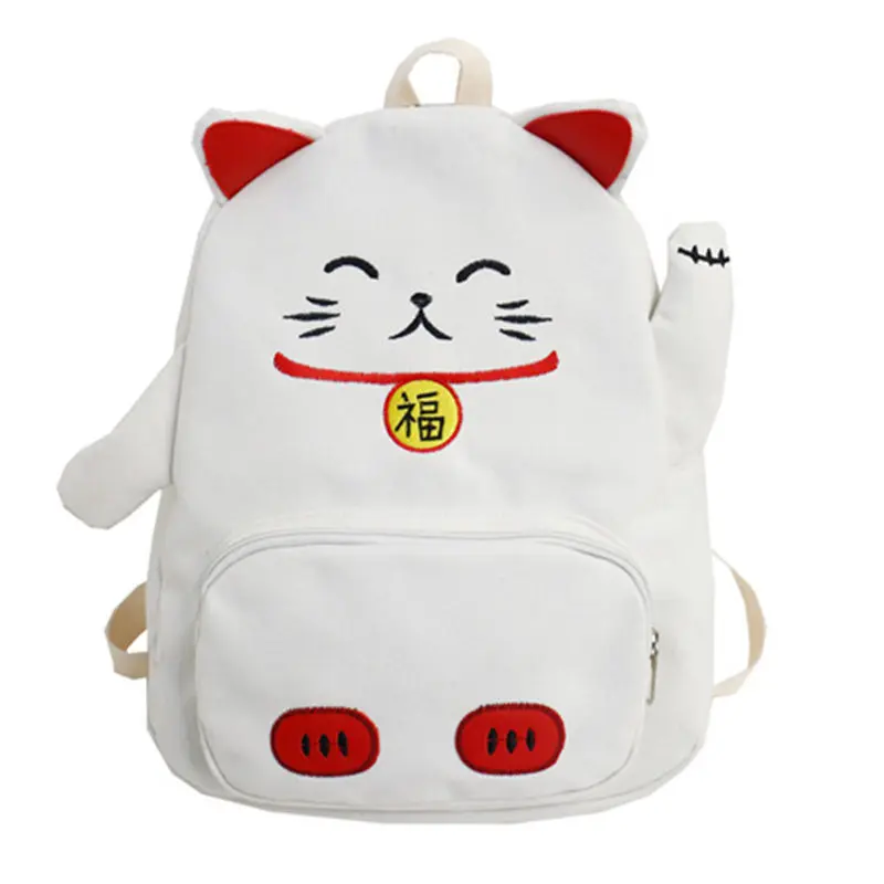 

New Products Origional Cool Funny School Bag Student Backpack Korean-style Campus Cute Canvas Backpack