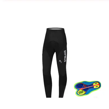 Long pants 2 STRAVA осень с длинным рукавом Велоспорт Джерси костюм ropa ciclismo велосипедный костюм горный велосипед Джерси форма 20D - Цвет: Long pants 2