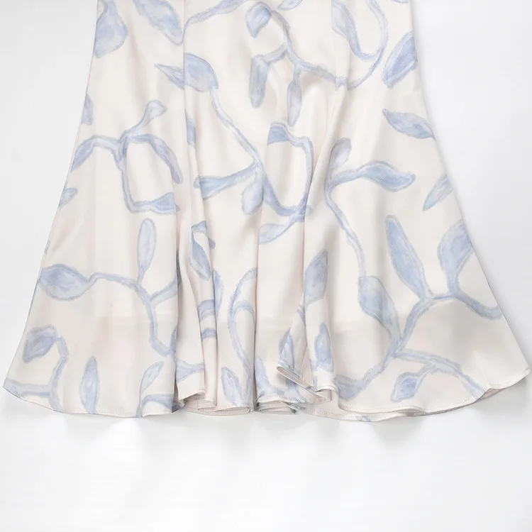 

ENGAGEMENT High Quality 2021 Summer New Online Celebrity with Floral Suspenders Dress Ladies Slim White Sexy