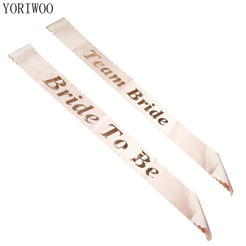 Йориу 5 шт. для невесты кушак девичника вечерние аксессуары Mr Mrs Свадебная команда