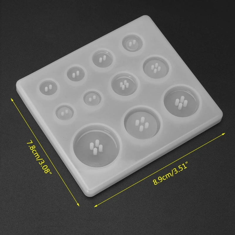 

Silicone Mold Mirror Crafts DIY Jewelry Making Pendant Epoxy Resin Cake Findings Tool 6 Styles