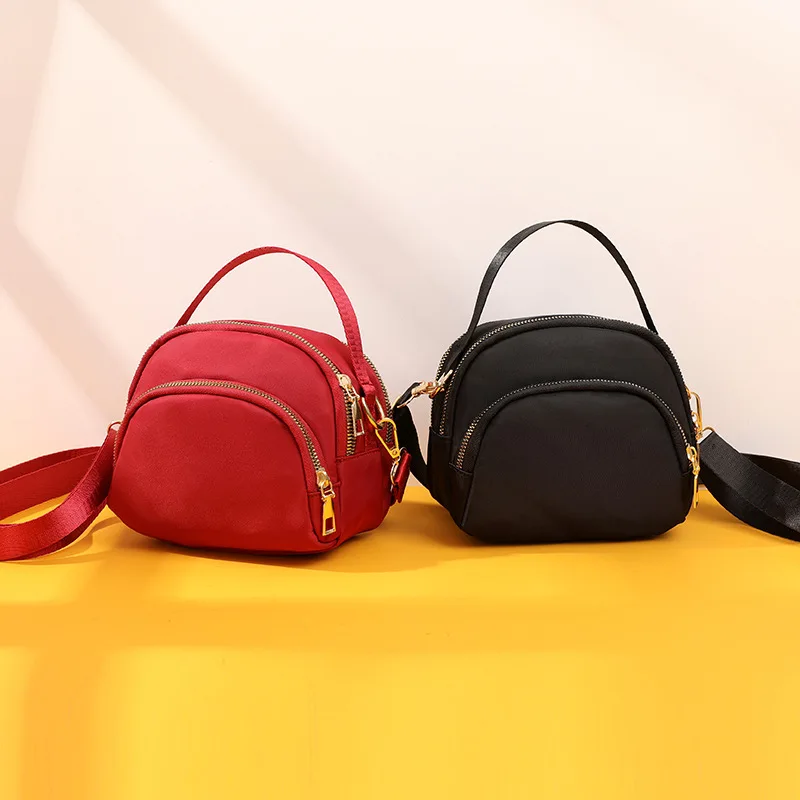 

Yaoku Women's Shoulder Bag Change Mobile Phone Small Portable Bags Women's 2021 New Fashion Korean-style Nylon Women Casual Lock