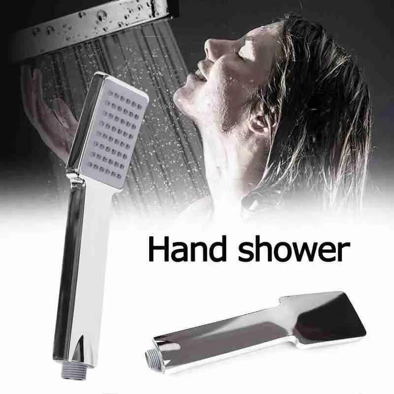 

1PC Pressurized Water Saving Shower Head With Chrome Plated Bathroom Hand Shower Water Booster Showerhead