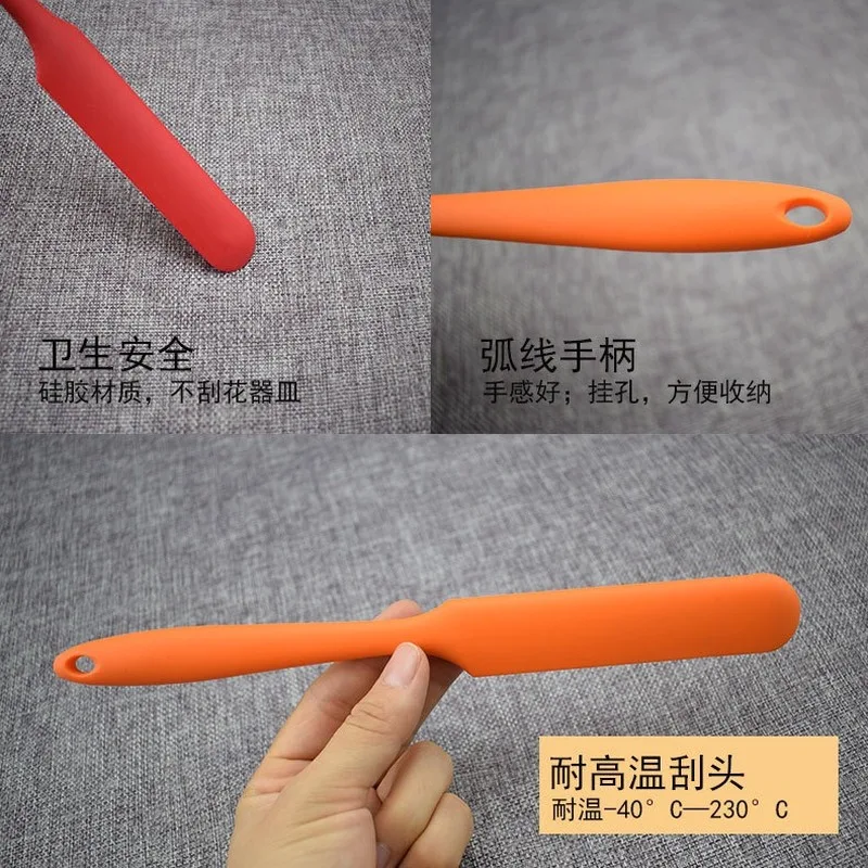 Силиконовый шпатель крем для выпечки перемешивания масла скребок щетка торта