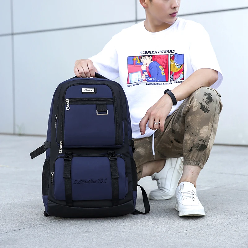 Новый водонепроницаемый прочный рюкзак из ткани Оксфорд большой емкости мужская