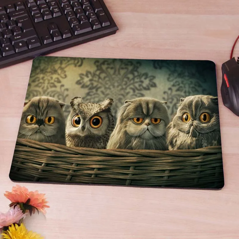 18x22cm Congsipad Супер Популярные Новинки маленький размер подставка под руку нужная мышь MatCute коврик для мыши Нескользящий Резиновый Коврик - Цвет: 18x22cm