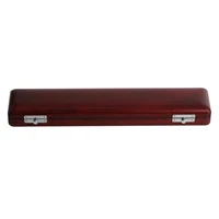 flute luggage box wooden case box holder high quality mahogany portable instrument flute mouthpiece packages box hot sale