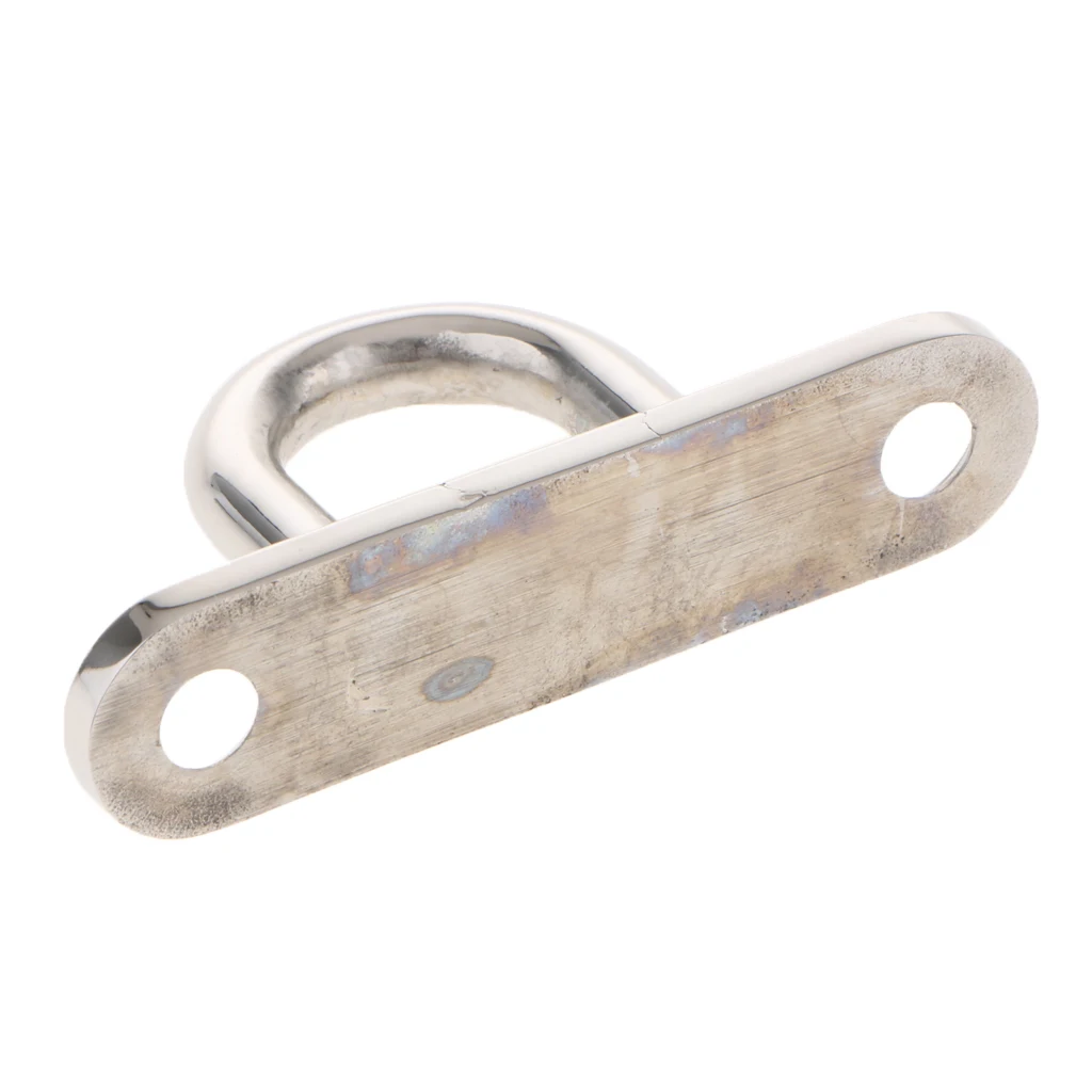

Heavy Duty Stainless Steel Oblong Plate Staple Ring Hook Loop U-shaped