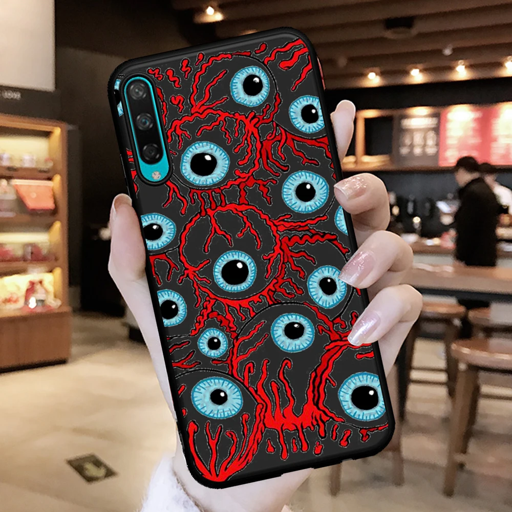 

New Luxury Blue Evil Eye Abstract for Huawei Honor 8 Lite 8X 8C 9X 9 10 Lite 20 Pro V20 10i 20i 8S 8A 30 Pro 30S Phone Case