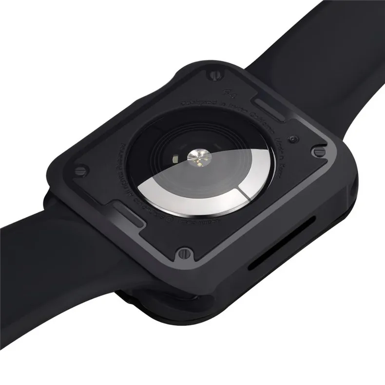 Чехол для apple watch band apple watch 4 3 5 band 44 м 40 мм iwatch band 42 мм/38 мм бампер аксессуары для часов крышка экрана