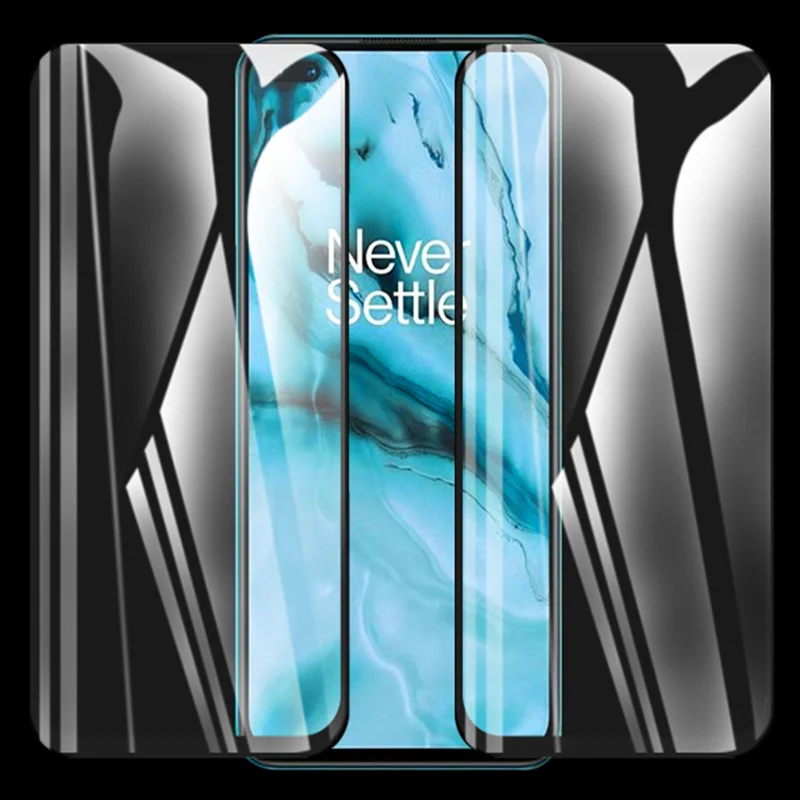 1 шт. 2 закаленное стекло для Oneplus Nord полное покрытие защита экрана компенсация