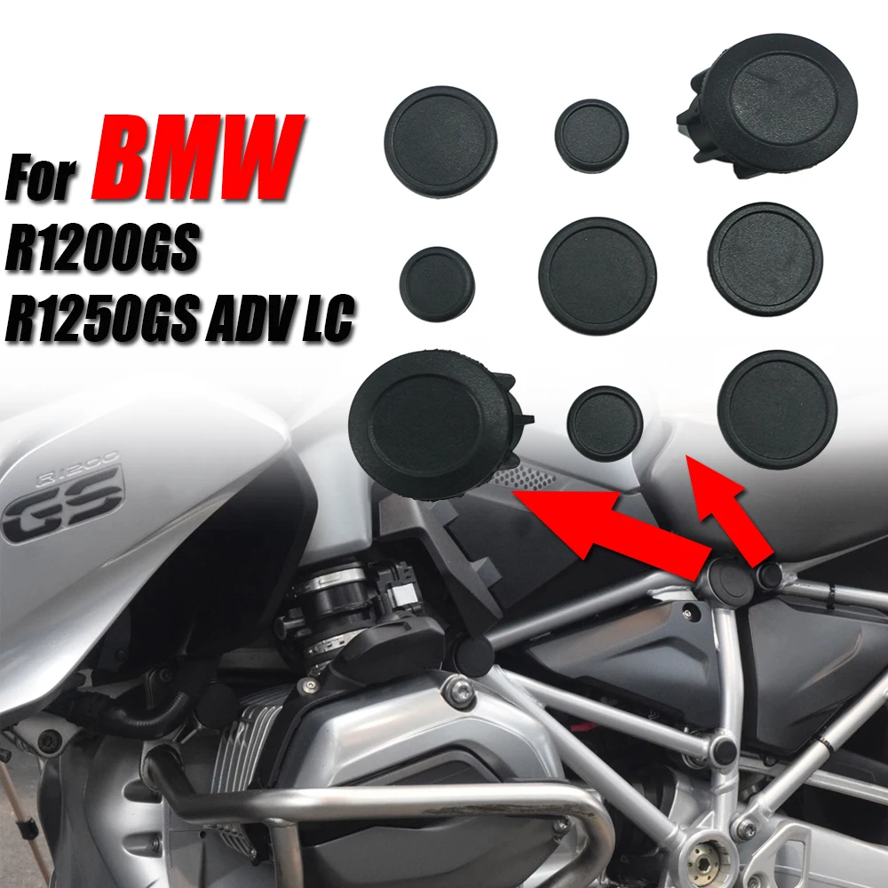 9 шт. крышки с отверстиями для рамки BMW R1200GS Adv R1200RT R1200R R 1200 GS R1200 LC 2013 2018 2019|Накладки и