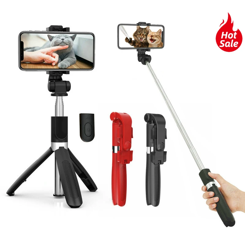 

New Wireless Bluetooth Selfie Stick Tripod with Remote Shutter Foldable Tripods Monopods Universal for IPhone Android Phones