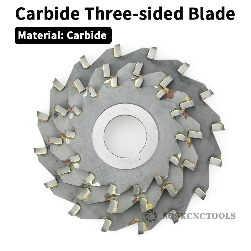 Трехсторонняя индексируемая дисковая пила фреза инструмент из сплава
