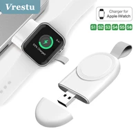 mini portable wireless charger for apple iwatch1 2 3 4 5 6 dock adapter fast charging charger smart watch wireless charging base