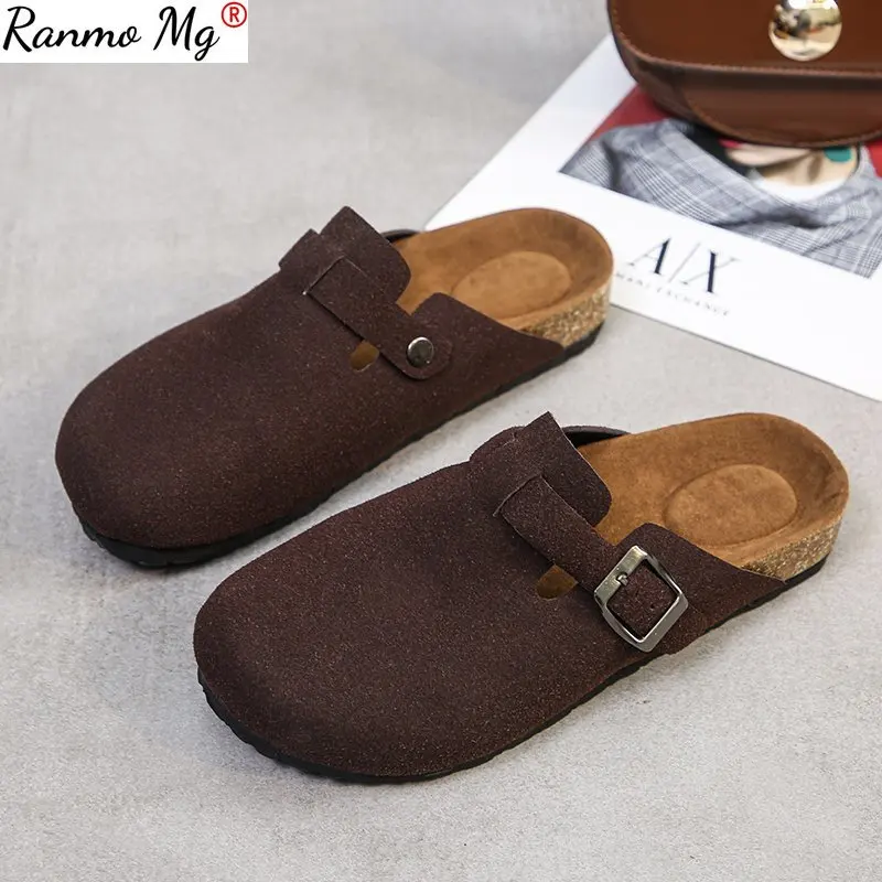 

2021 New Summer Sandals Fashion Baotou Platform Ladies Sandals Buckle Casual Flats Sandals Women Outdoor Beach Sandals Gladiator