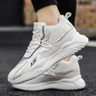 Мужские кроссовки для баскетбола, спортивная обувь на толстой подошве, высокие Нескользящие, уличные водонепроницаемые дышащие, повседневные беговые кроссовки