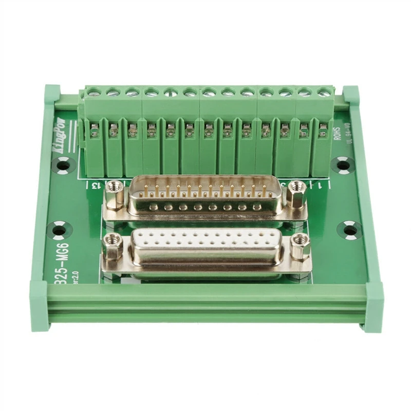 DB25 DIN рейку Модуль интерфейса мужской/женский разъем Breakout Board | Инструменты