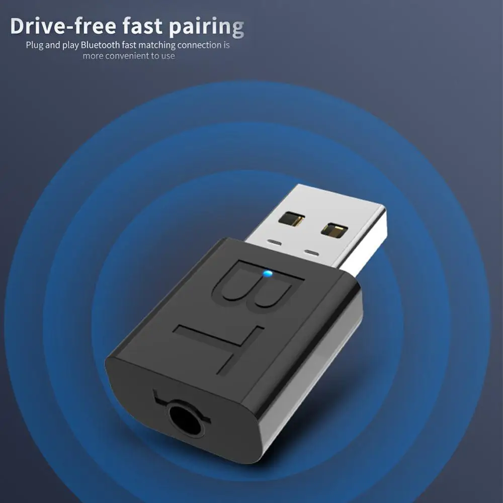 Mini USB Audio Receiver Adapter Bluetooth-compatible 5.0 For Car TV PC Speaker | Автомобили и мотоциклы
