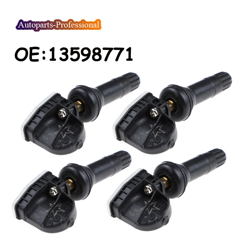 4 шт. 13598771 для Chevy B uick C adопределение давления в шинах F ord TPMS датчик 315 МГц 13598772