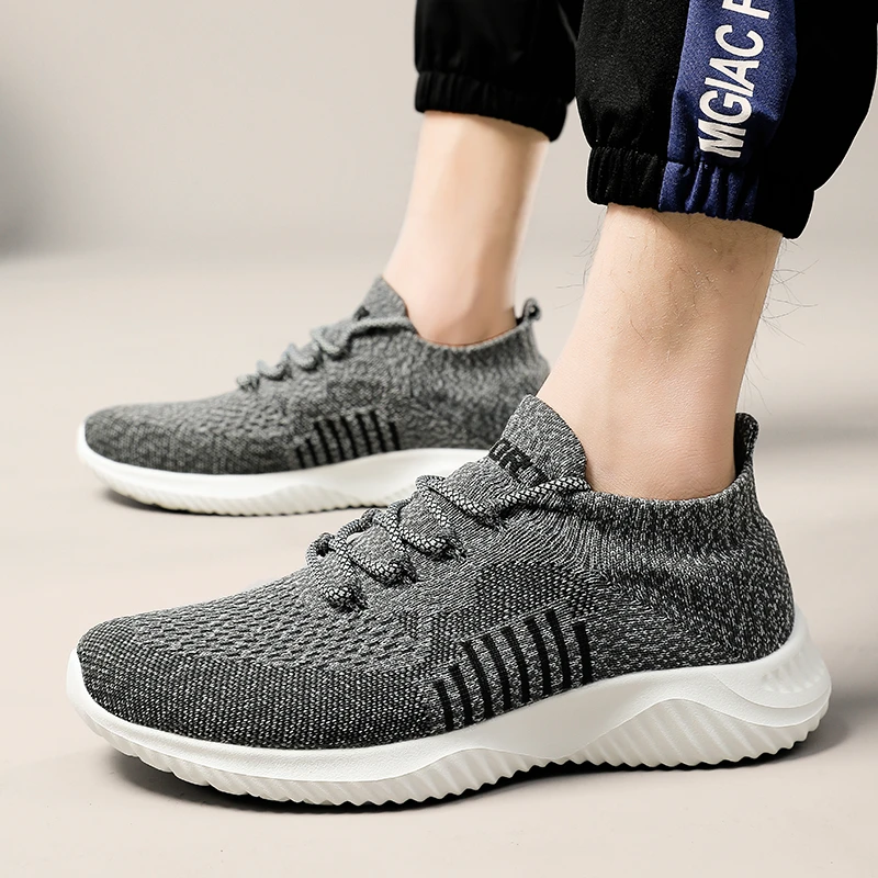 2020New летние мужские повседневные Обувь с дышащей сеткой для бега Кроссовки