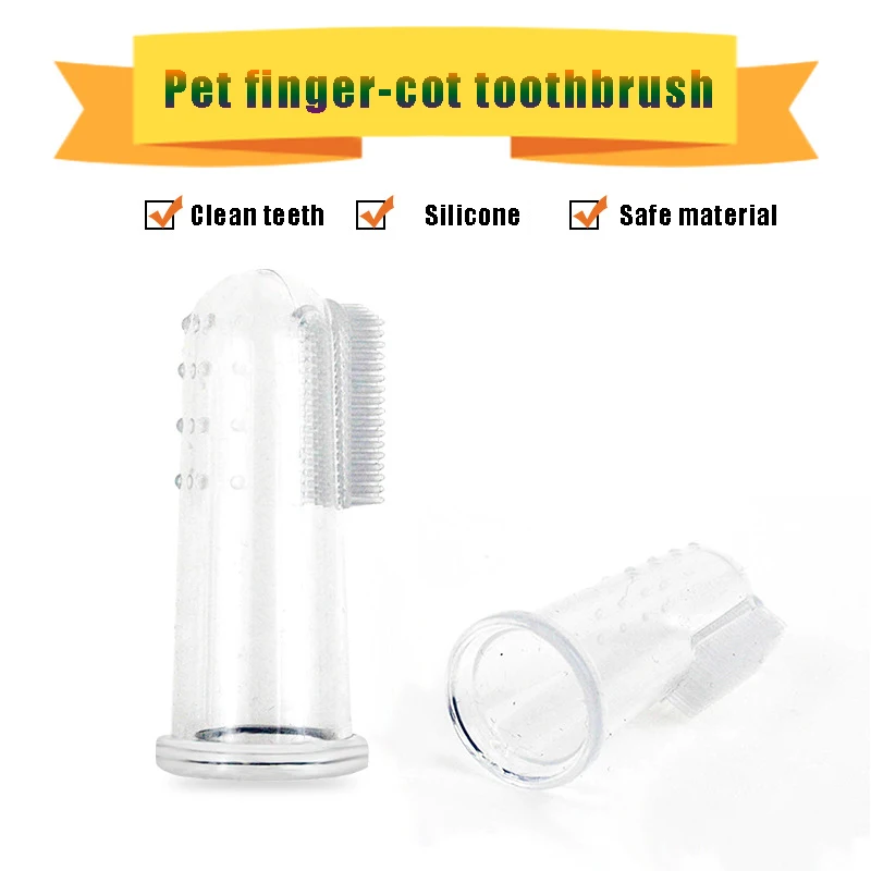 Зубная щетка для животных зубная Силиконовая щенков и кошек животных| |