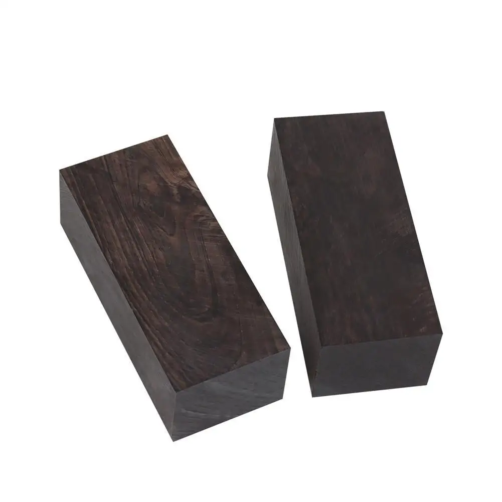 

Ebony Lumber Blanks Carving Blocks 125*40*50mm Timber Craft Hobby Wood Handle African Blackwood Tool