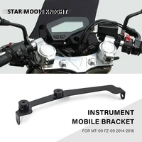 motorcycle accessories instrument mobile bracket speedometer brackets for yamaha fz09 mt09 mt 09 fz 09 2014 2015 2016