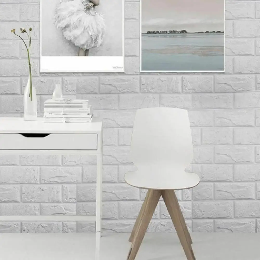 10 шт. 70*77 см DIY 3D кирпич из вспененного полиэтилена панели обоев комнаты