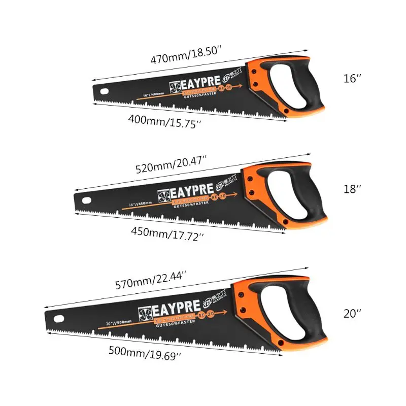 Универсальная ручная пила для быстрой резки дерева пластиковых труб отделки