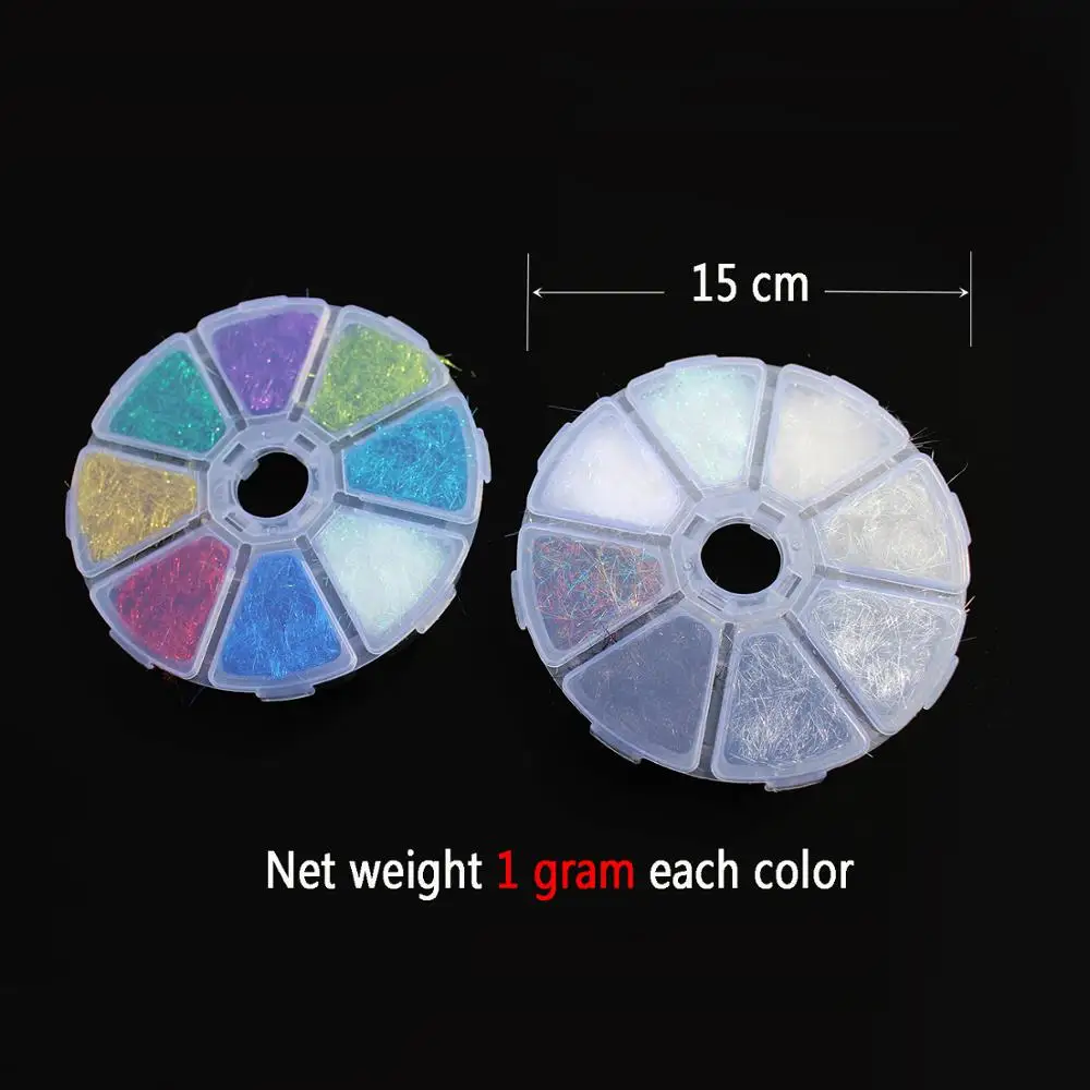 Tigofly 12 цветов коробка для подледного дуба корпус крыла Нимфа форели материалы